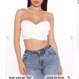 Fashion nova twist tube top!